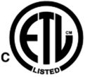 ETL certification logo