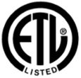 ETL certified logo